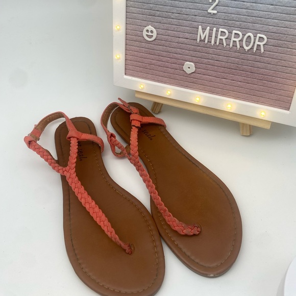 Wet Seal coral sandals - Picture 4 of 4